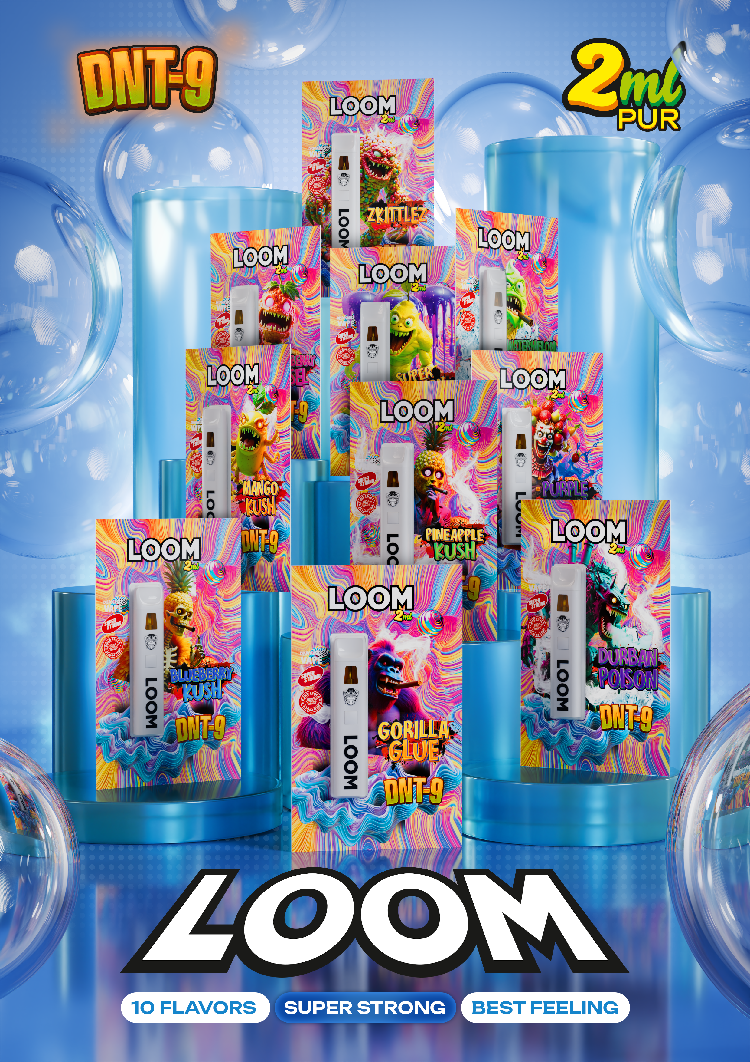 LOOM DNT-9 Bundle alle 10 Sorten